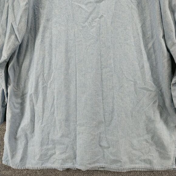 Warner Bros Studio Store Mens Tweety Bird Shirt Blue M Embroidered Vintage - Picture 9 of 13